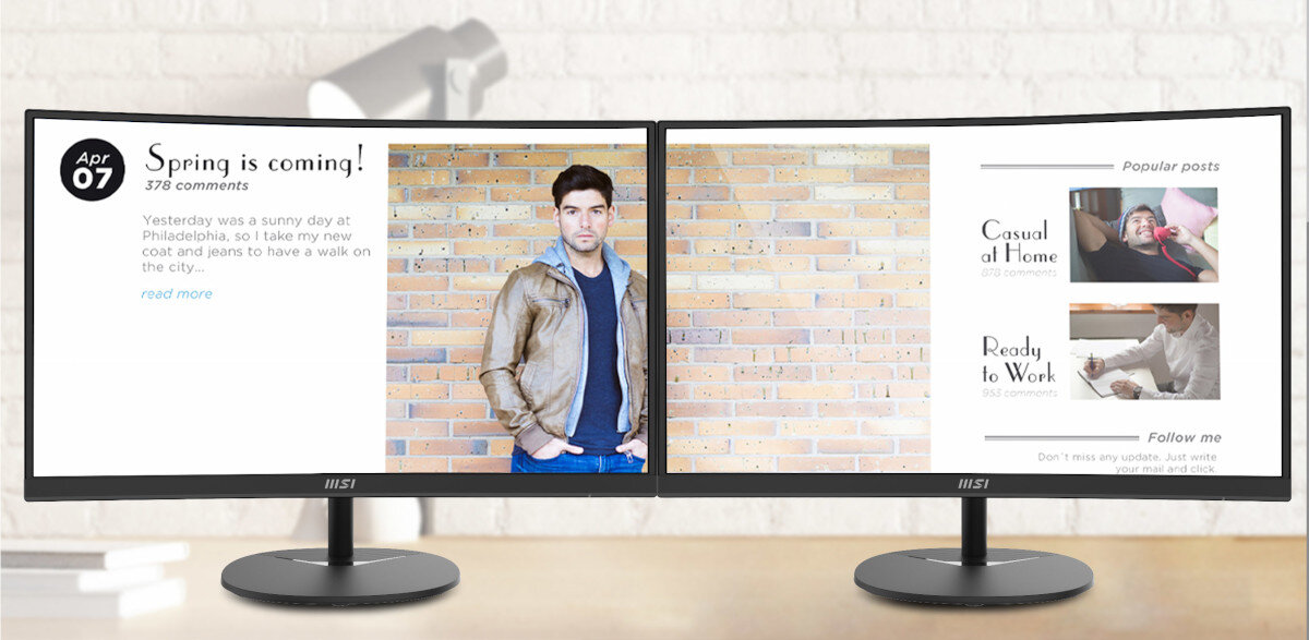 Monitor MSI Pro MP271C zastosowanie cechy konstrukcja