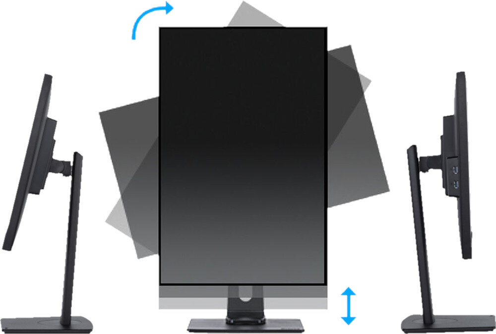 Monitor IIYAMA ProLite XUB2792QSU-B5 regulacja pochylenie PIVOT wysokość