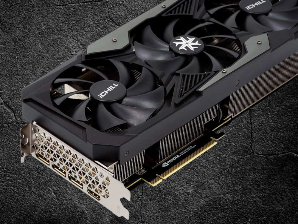 Karta graficzna INNO3D GeForce RTX 4070 Ti iChill X3 12GB DLSS 3 interfejs montaż działanie
