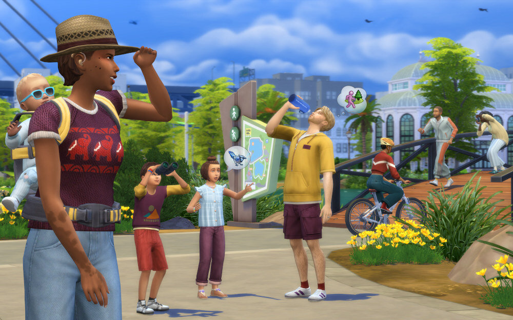 The Sims 4: Razem raźniej - Dodatek Gra PC rodzina przyjaciele miasto społeczeństwo więzi miasteczko dodatek