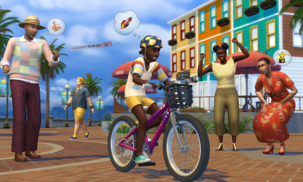 The Sims 4: Razem raźniej - Dodatek Gra PC rodzina przyjaciele miasto społeczeństwo więzi miasteczko dodatek