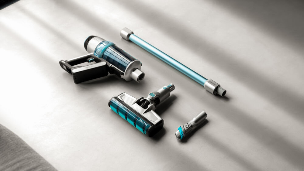 Odkurzacz CECOTEC Conga Rockstar 1600 X-Treme maksymalna wygoda użytkowania ergonomiczna konstrukcja pojemnik na kurz pojemnośc 600 ml cyfrowy wyświetlacz intuicyjna komfortowa obsługa prosty system opróżniania pojemnika szybkie higieniczne sprzatanie