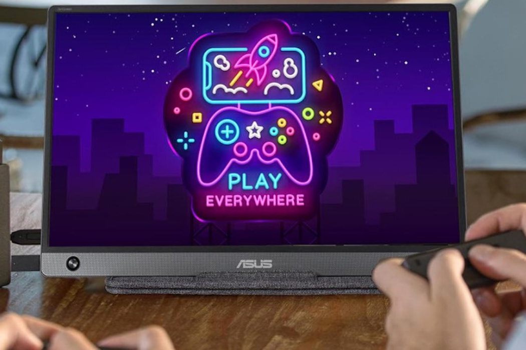 Monitor ASUS ZenScreen Touch MB16AHT 15.6 cali 1920x1080px IPS przenośny mobilny uniwersalny windows okablowanie wyposażenie lekoość szegóły