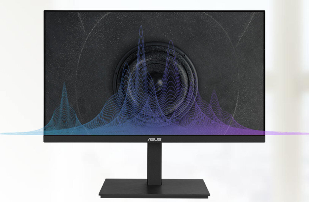 Monitor ASUS VA27ECPSN głośniki dźwięk słuchawki
