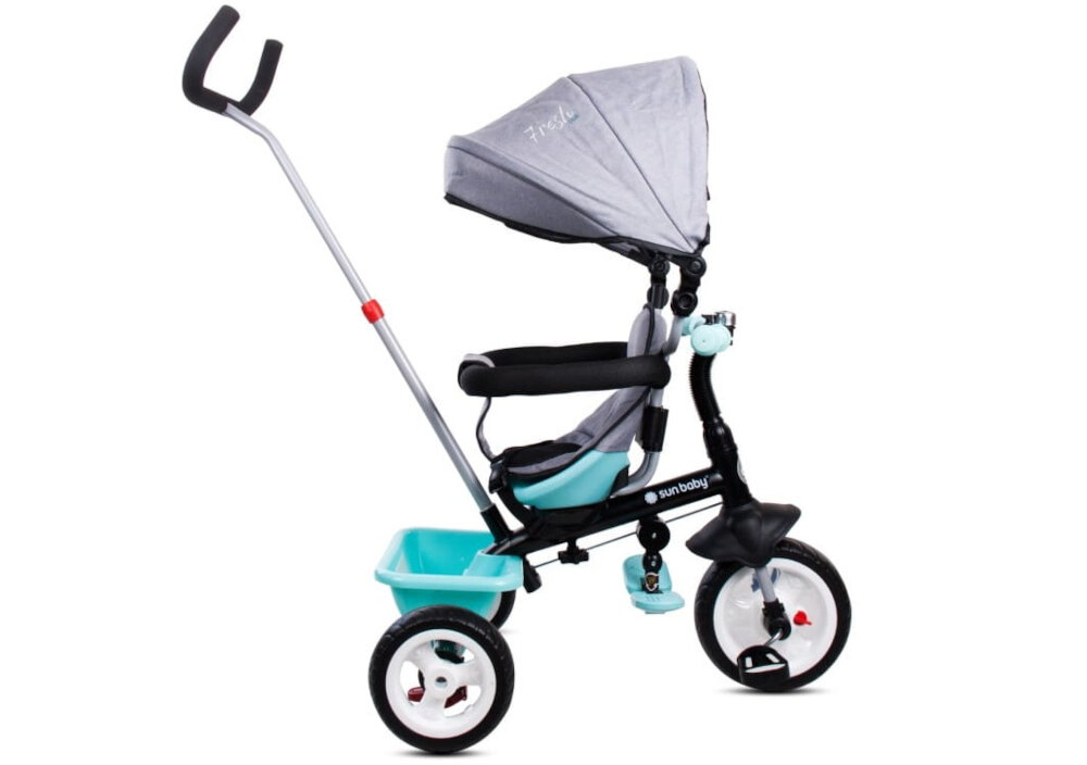 Trojkolowiec SUN BABY Fresh 360 Szary wygodne siedzisko