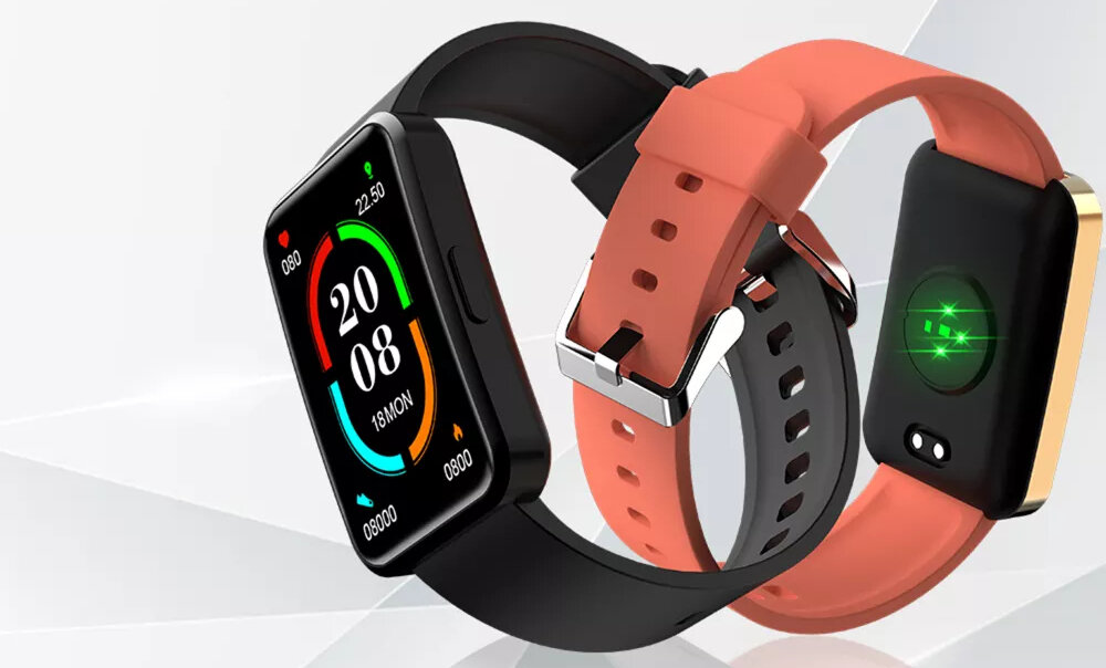 Smartwatch BLACKVIEW R5 ekran bateria czujniki zdrowie sport pasek ładowanie pojemność rozdzielczość łączność sterowanie krew puls rozmowy smartfon aplikacja