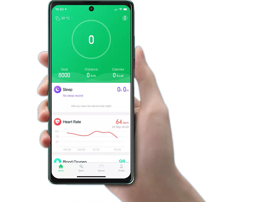 Smartwatch BLACKVIEW R5 ekran bateria czujniki zdrowie sport pasek ładowanie pojemność rozdzielczość łączność sterowanie krew puls rozmowy smartfon aplikacja