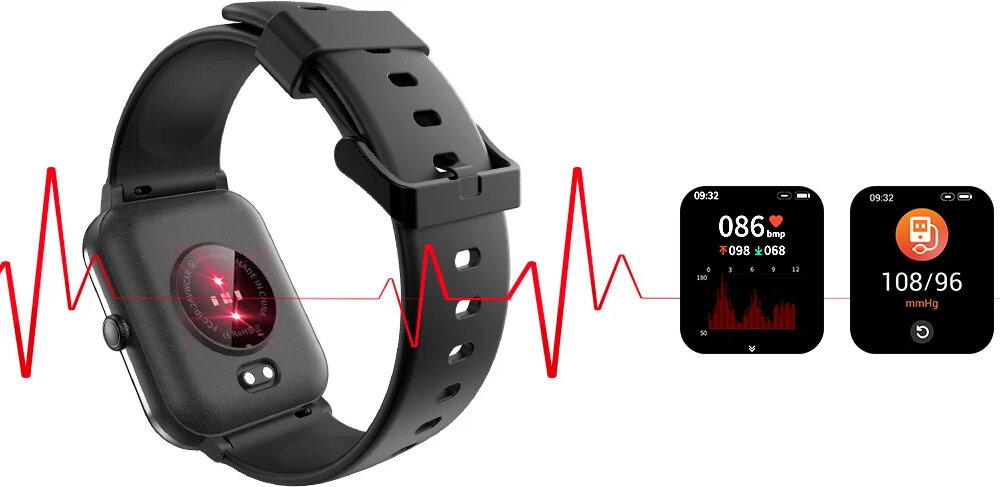 SMARTWATCH BLACKVIEW R3 MAX ekran bateria czujniki zdrowie sport pasek ładowanie pojemność rozdzielczość łączność sterowanie krew puls rozmowy smartfon aplikacja