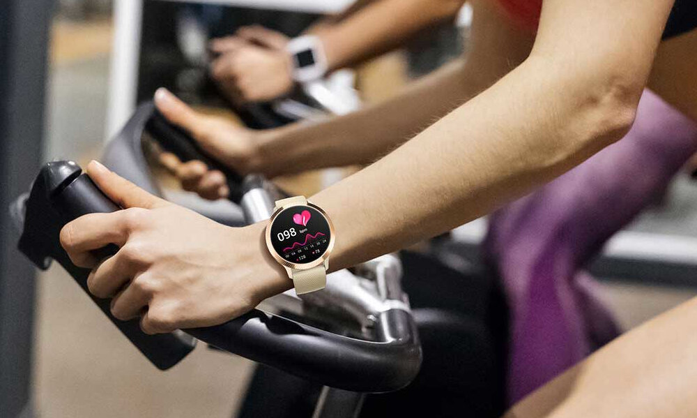 Smartwatch BLACKVIEW R8 ekran bateria czujniki zdrowie sport pasek ładowanie pojemność rozdzielczość łączność sterowanie krew puls rozmowy smartfon aplikacja