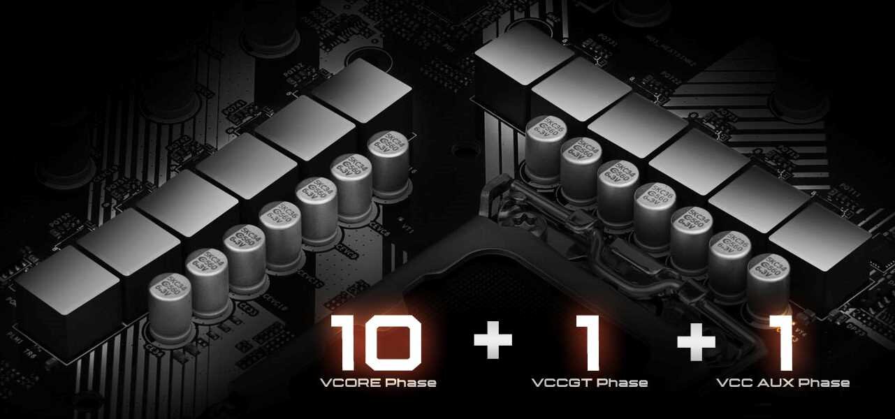 Płyta główna ASROCK B760 Pro RS - zasilanie 