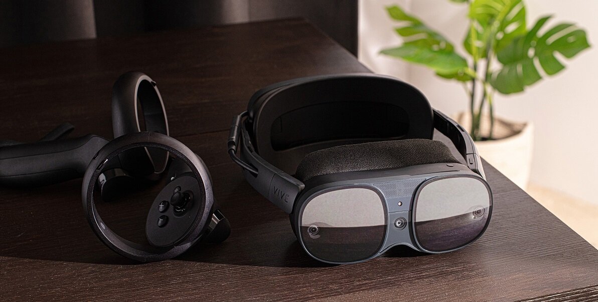 Gogle VR HTC XR Elite Modułowe autonomiczne wydajne wszechstronne Naturalne oglądanie Regulowane pokrętła Eleganckie lekkie bezprzewodowy streaming Zbalansowany czysty