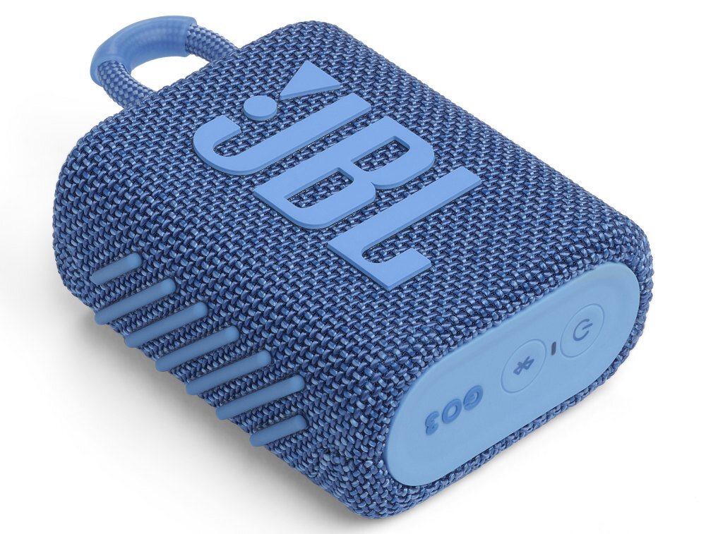 Głośnik mobilny JBL GO 3 Eco jakość dźwięk wykonanie transmisja bluetooth wodoszczelna pyłoszczelna obudowa akumulator