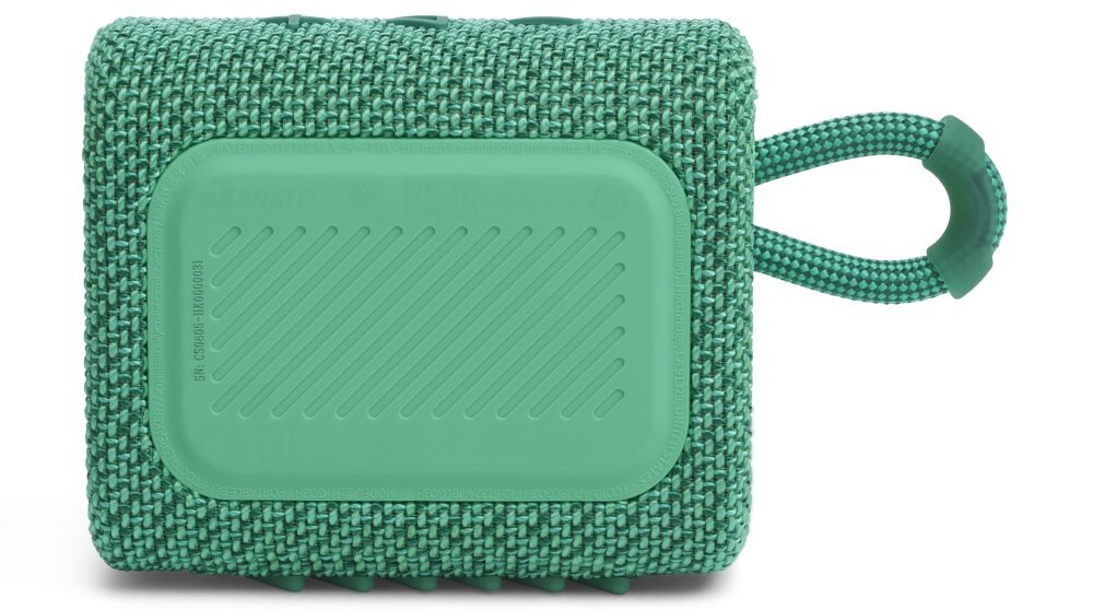 Głośnik mobilny JBL GO 3 Eco jakość dźwięk wykonanie transmisja bluetooth wodoszczelna pyłoszczelna obudowa akumulator