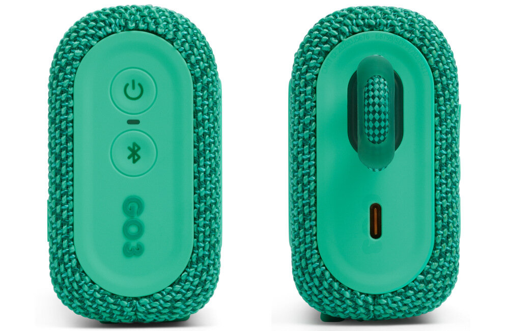 Głośnik mobilny JBL GO 3 Eco jakość dźwięk wykonanie transmisja bluetooth wodoszczelna pyłoszczelna obudowa akumulator