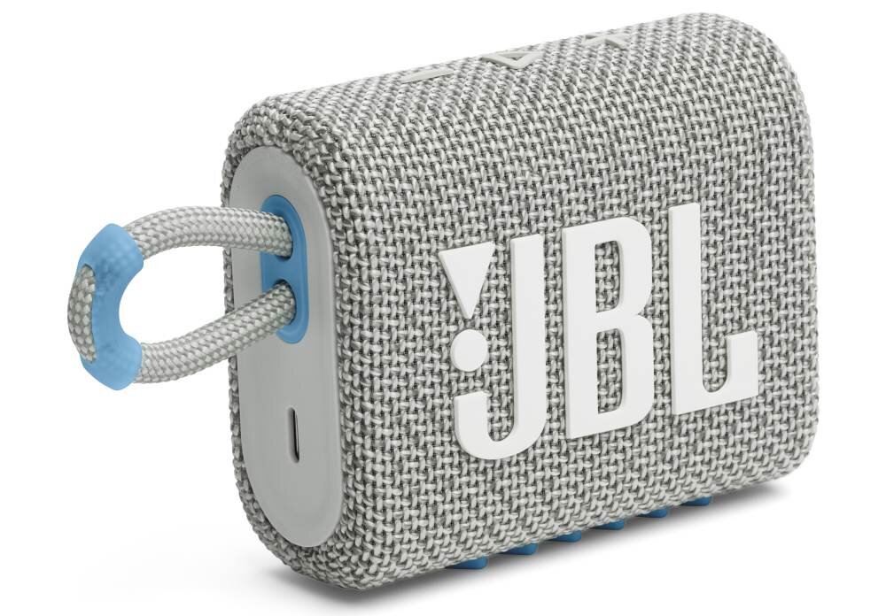Głośnik mobilny JBL GO 3 Eco jakość dźwięk wykonanie transmisja bluetooth wodoszczelna pyłoszczelna obudowa akumulator