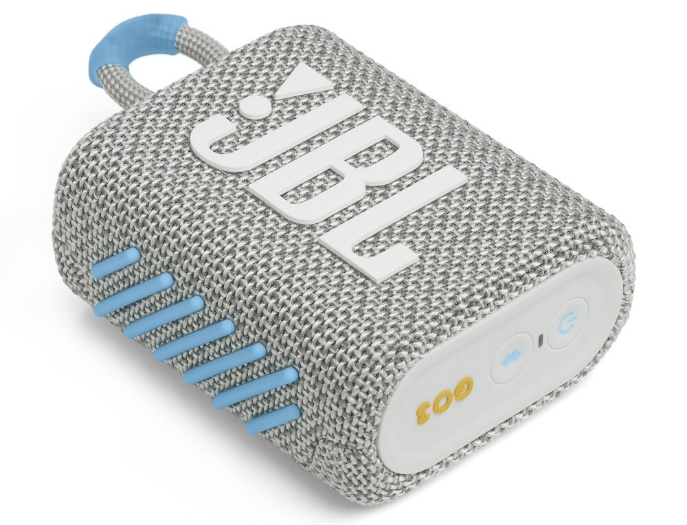 Głośnik mobilny JBL GO 3 Eco jakość dźwięk wykonanie transmisja bluetooth wodoszczelna pyłoszczelna obudowa akumulator