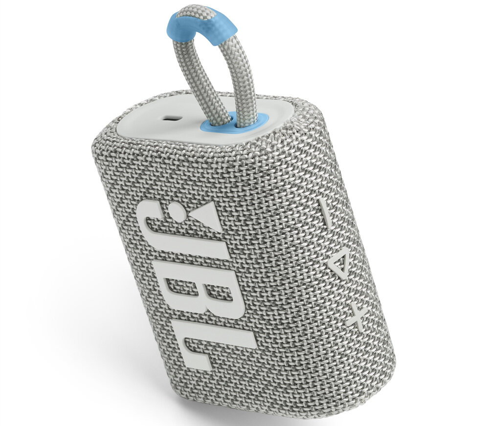 Głośnik mobilny JBL GO 3 Eco jakość dźwięk wykonanie transmisja bluetooth wodoszczelna pyłoszczelna obudowa akumulator