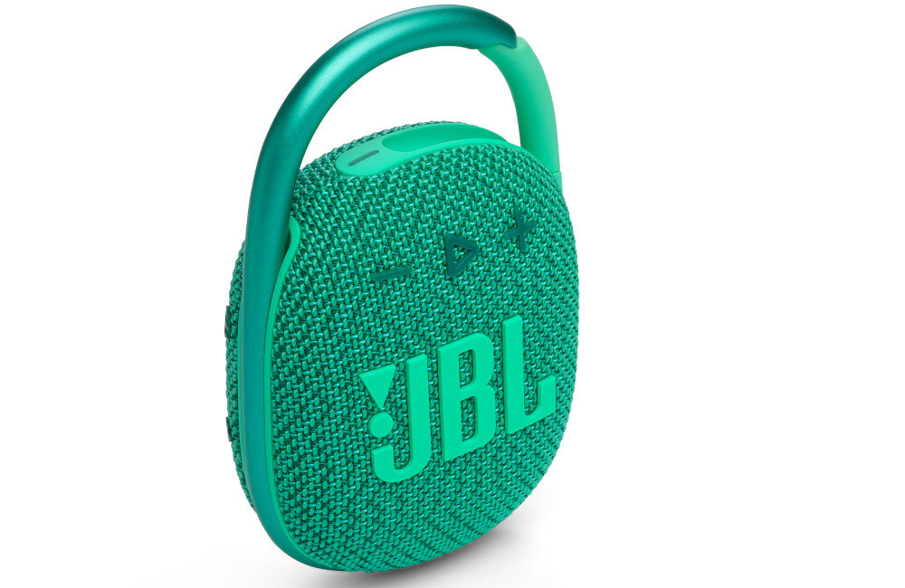 Głośnik mobilny JBL Clip 4 Eco  jakość dźwięk wykonanie transmisja bluetooth wodoszczelna pyłoszczelna obudowa akumulator