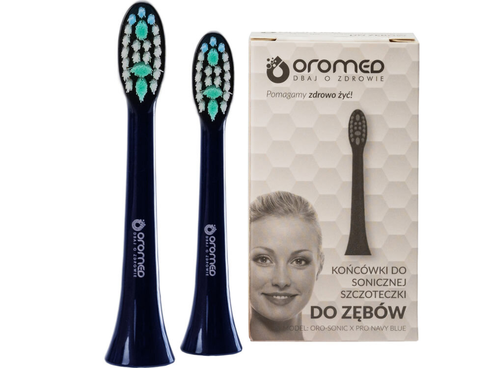 Końcówka szczoteczki OROMED Oro-Sonic X Pro (2 szt.) zestaw