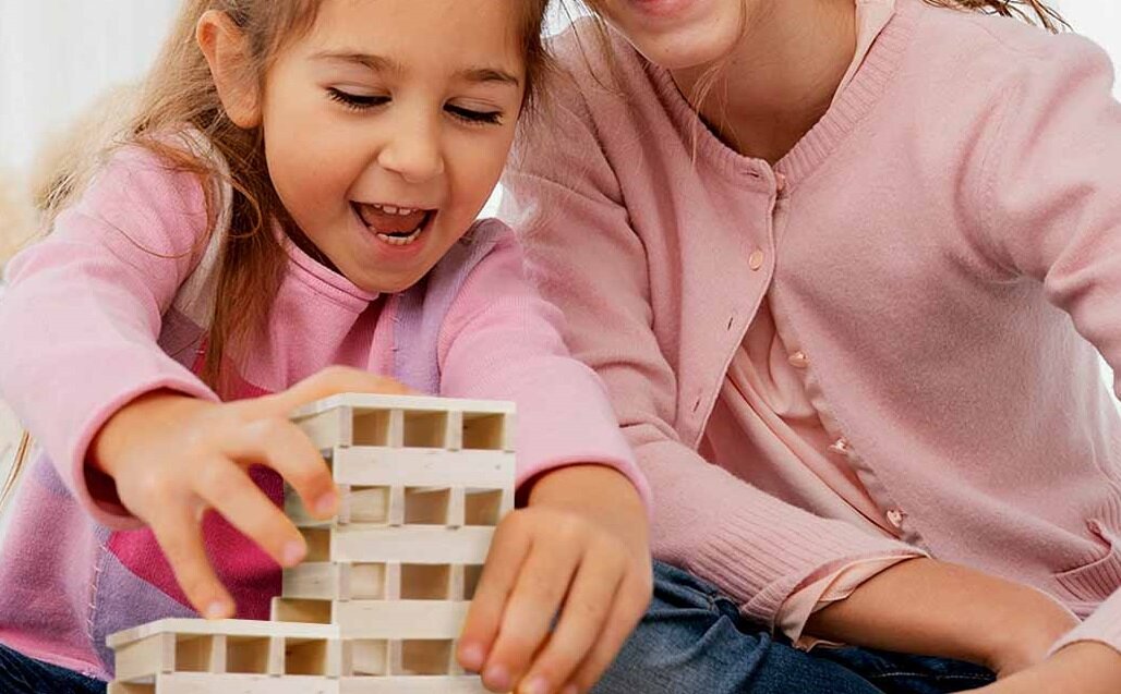 Klocki drewniane LINDENWOOD Linden Wspólna zabawa jakość trwałość Edukacja rozwój umiejętności Bezpieczne dla dzieci Bezpieczne dla środowiska
