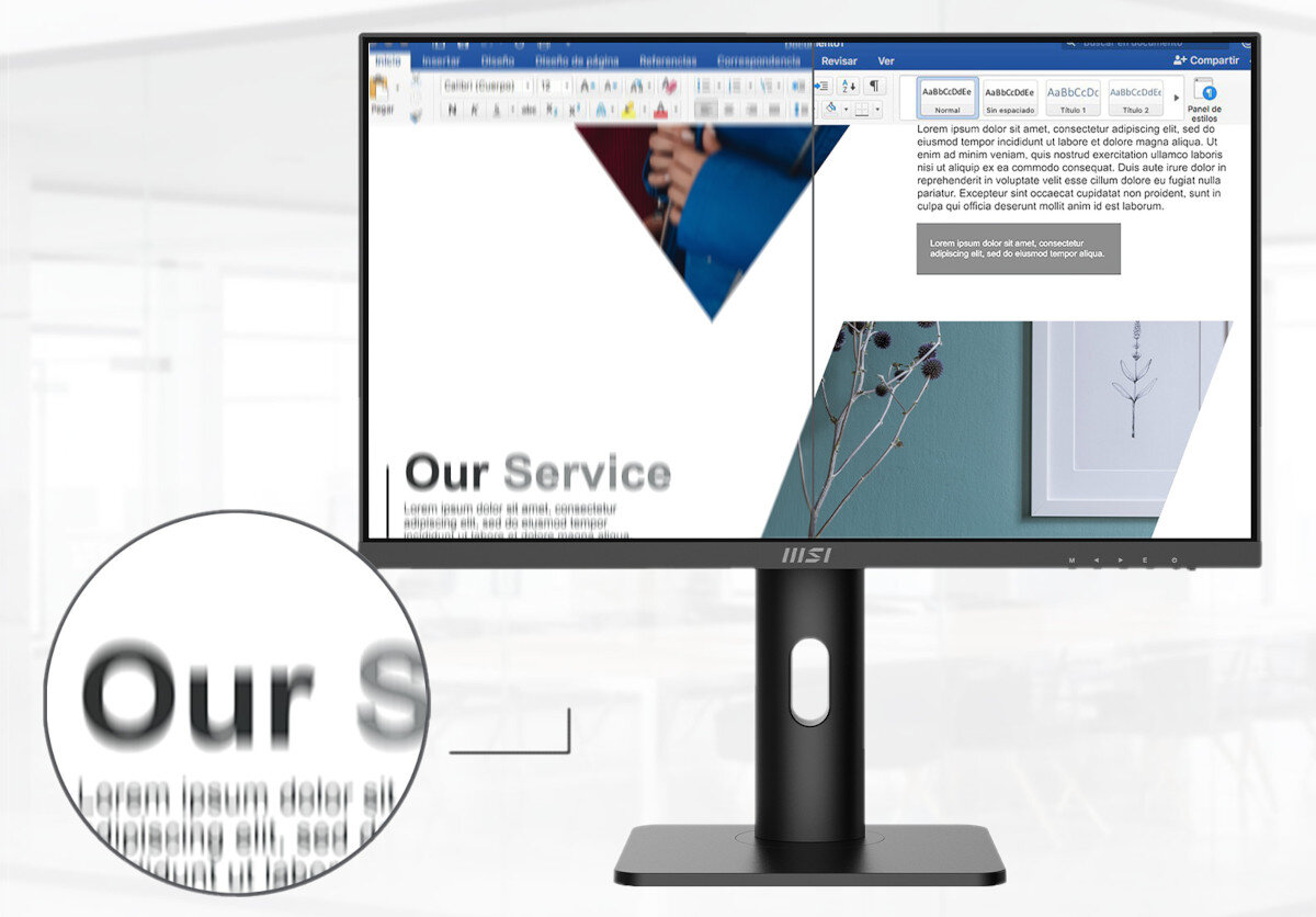Monitor MSI Pro MP243P odświeżanie reakcja płynność