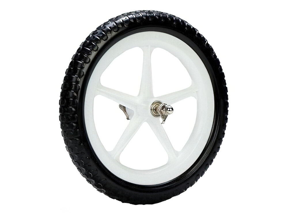 Koło do rowerka biegowego STRIDER UltraLight PWHEEL-12-UL-WH 12 cali Biały 12 cali pianka EVA nie wymaga konserwacji i pompowania niestandardowy bieżnik toczy płynnie