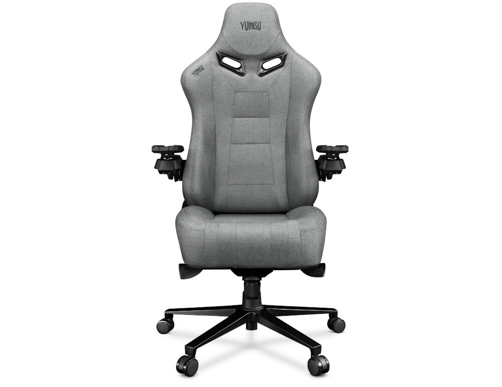 Fotel YUMISU 2049 Komfort wygoda regulacja podłokietniki poduszki sesje wielogodzinne kółka obciążenie mechanizm
