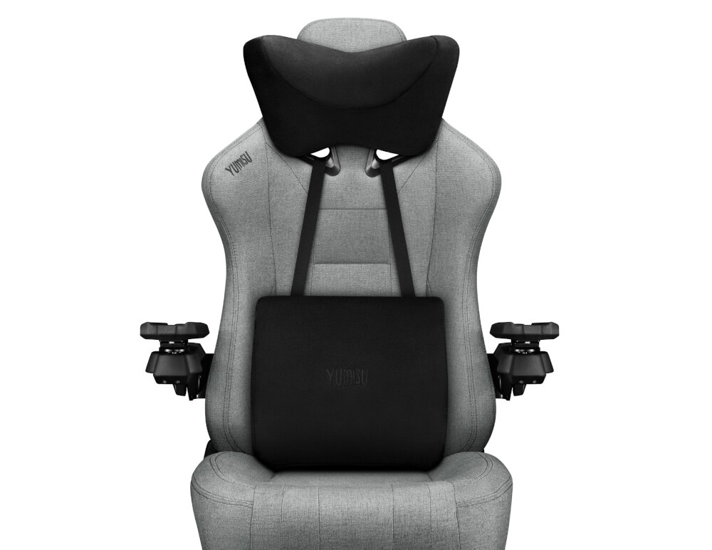 Fotel YUMISU 2049 Komfort wygoda regulacja podłokietniki poduszki sesje wielogodzinne kółka obciążenie mechanizm