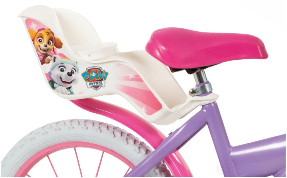 Rower dziecięcy NICKELODEON Psi Patrol 16 cali dla chłopca siodełko wygodne piankowe fotelik dla lalki