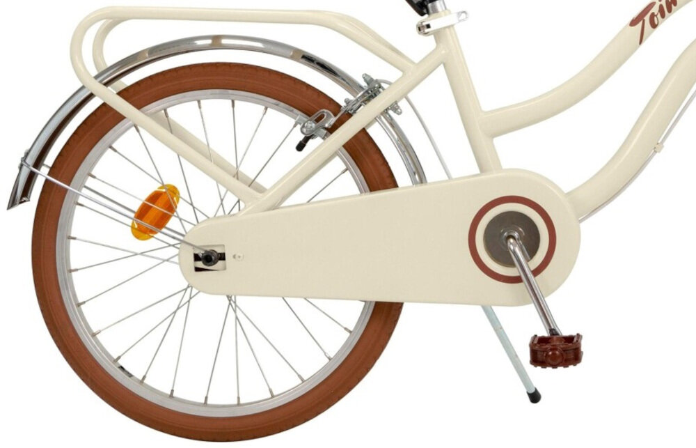 Rower dziecięcy TOIMSA Vintage 20113 20 cali dla dziewczynki Beżowy 20-calowe obręcze ze stali