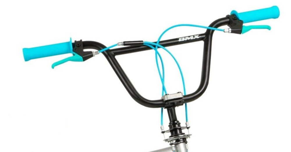 Rower młodzieżowy TOIMSA BMX 546 20 cali dla chłopca Niebieski kierownica ze stali uchwyty pokryte antypoślizgowym materiałem
