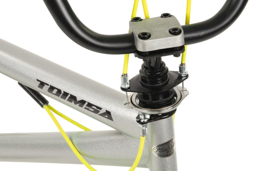 Rower młodzieżowy TOIMSA 545 20 cali dla chłopca Żółty waga 18,5 kg obracany rotor w zakresie 360 stopni