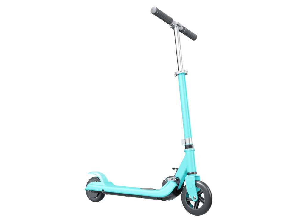 Hulajnoga elektryczna MOTUS Scooty Kid Zielony w zielonym kolorze dla dzieci o wadze do 50 kg ekologiczna mala bezpieczna wytrzymala