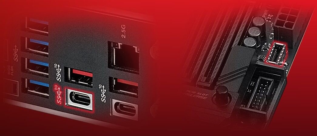 Płyta główna ASUS ROG Strix Z790-H Gaming Wi-Fi - USB 3.2 Gen 2x2