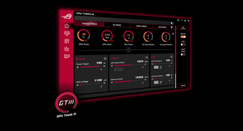 Karta graficzna ASUS ROG Strix GeForce RTX 4080 16GB - GPU Tweak III 