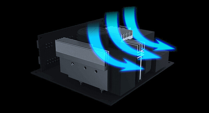 Zasilacz GIGABYTE UD1000GM - ochrona termiczna
