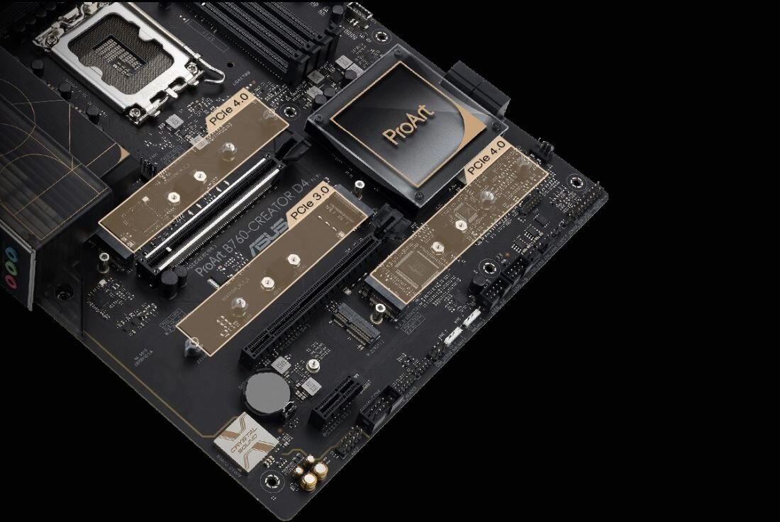 Płyta główna ASUS ProArt B760-Creator DDR4 - Pamięć PCIe 4.0 M.2