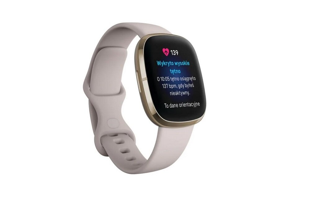 SMARTWATCH FITBIT SENSECzujnik EDA czujnik temperatury skóry