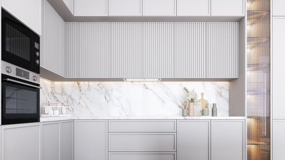 GLOBALO Saredo 60.1 szczegóły okap kolorystyka projekt design szkło hartowane