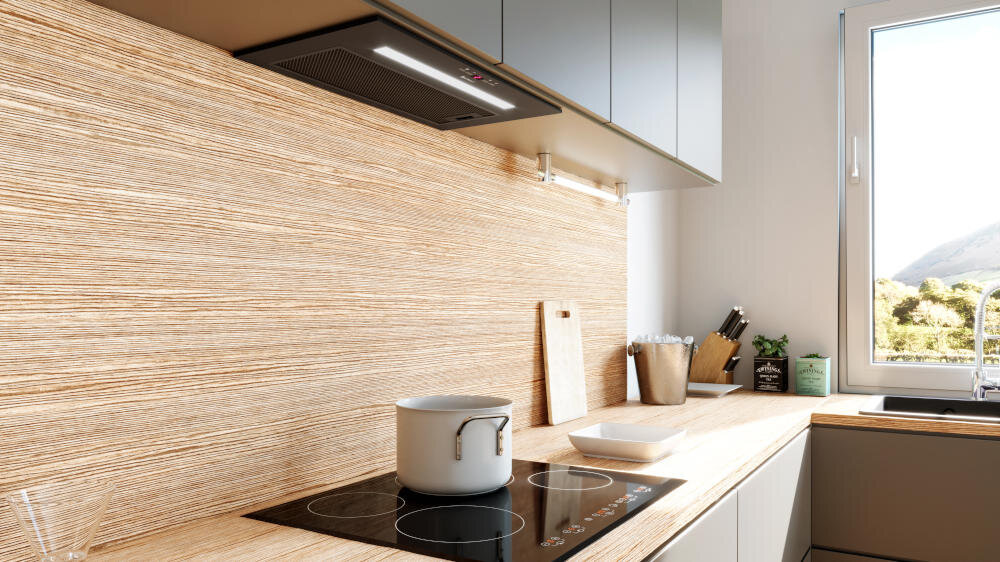 GLOBALO Alario 60.2 oświelenie rozświetla otoczenie okap nastrój