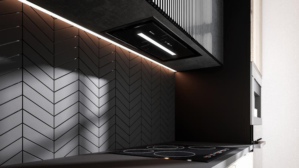 GLOBALO Saredo 60.1 okap gotowanie cicha kuchnia silnik turbina ciche miejsce komfort