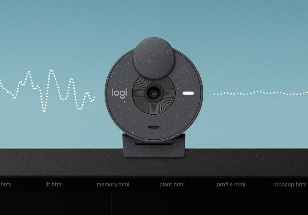 Kamera internetowa LOGITECH Brio 300 Grafitowy right light 2 redukcja szumów