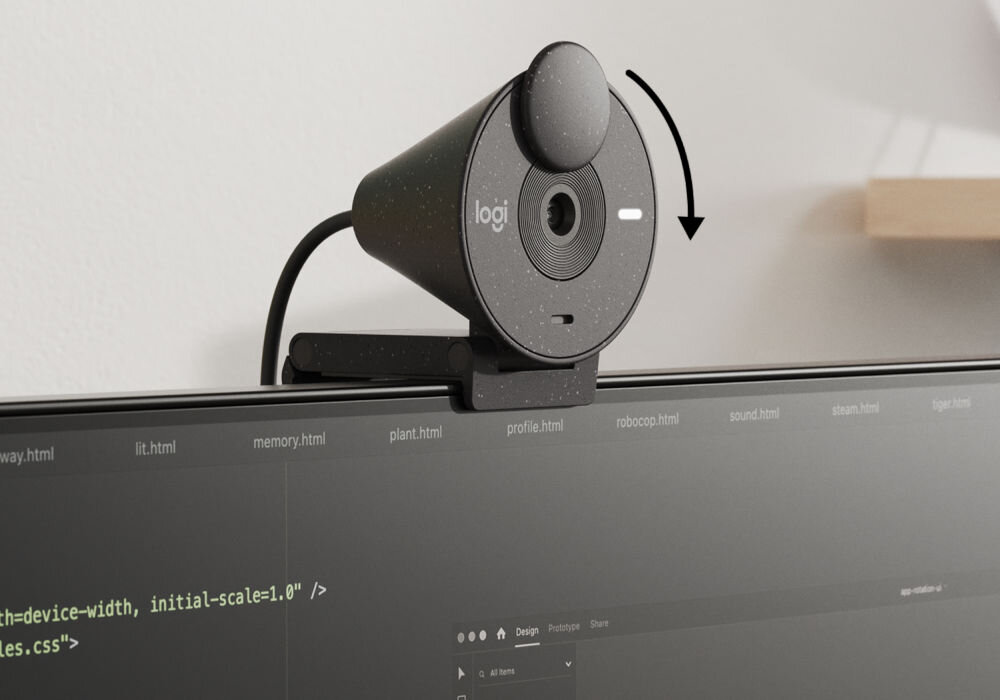 Kamera internetowa LOGITECH Brio 300 Grafitowy osłona obiektywu oprogramowanie logi tune