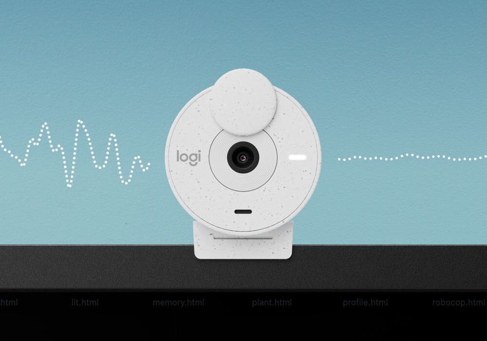 Kamera internetowa LOGITECH Brio 300 Grafitowy right light 2 redukcja szumów