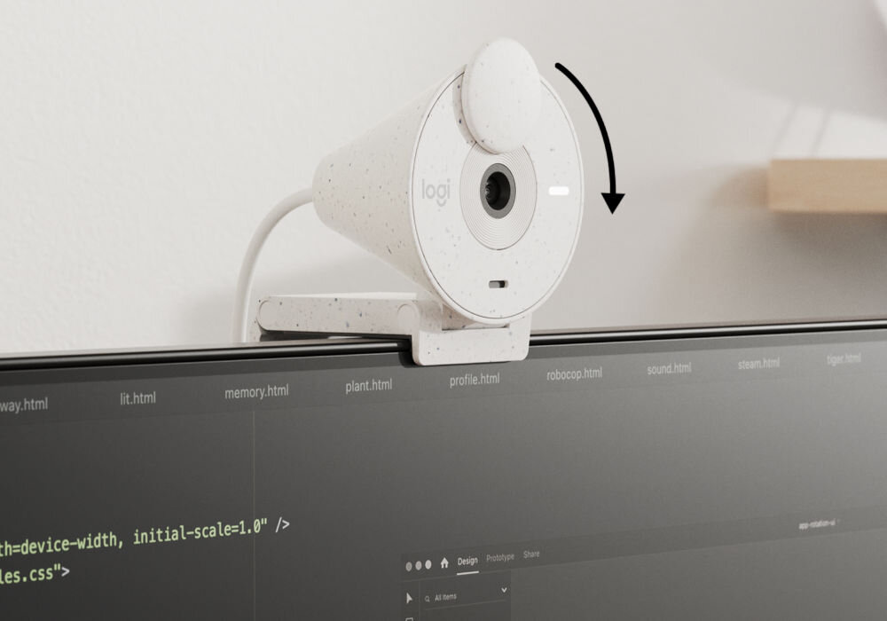 Kamera internetowa LOGITECH Brio 300 Grafitowy osłona obiektywu oprogramowanie logi tune