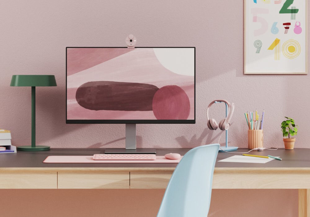 Kamera internetowa LOGITECH Brio 300 Grafitowy tworzywa z recyklingu ekologiczne opakowanie