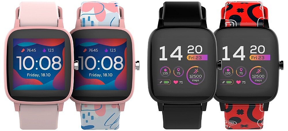 Smartwatch FOREVER iGO Pro JW-200  ekran bateria sport zdrowie monitoring puls pasek 