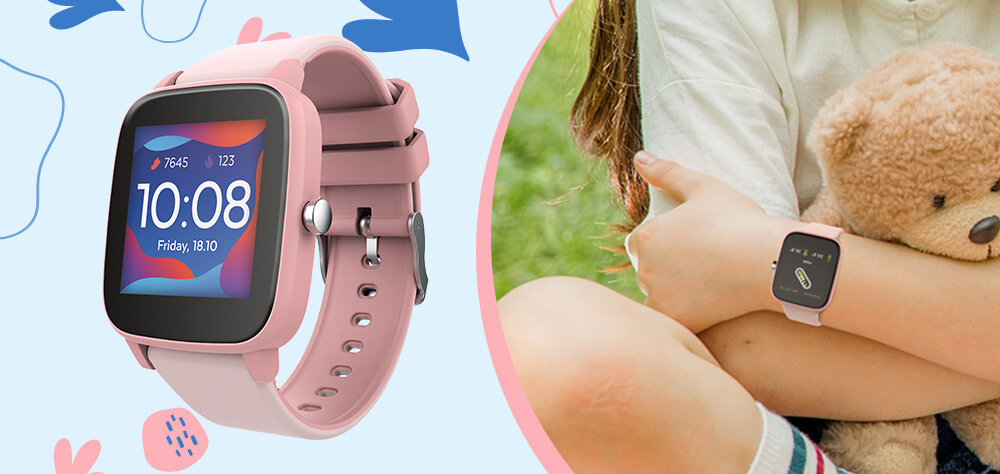 Smartwatch FOREVER iGO Pro JW-200  ekran bateria sport zdrowie monitoring puls pasek 