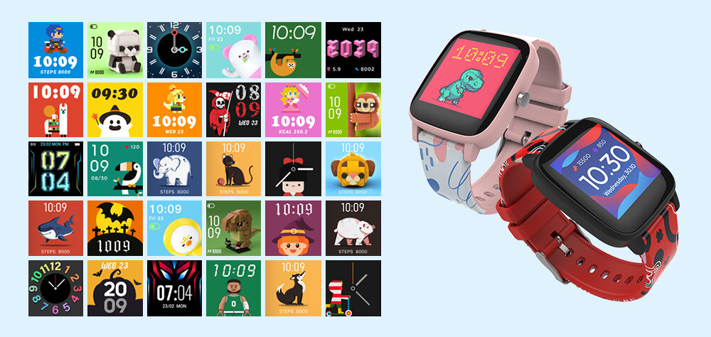 Smartwatch FOREVER iGO Pro JW-200  ekran bateria sport zdrowie monitoring puls pasek 