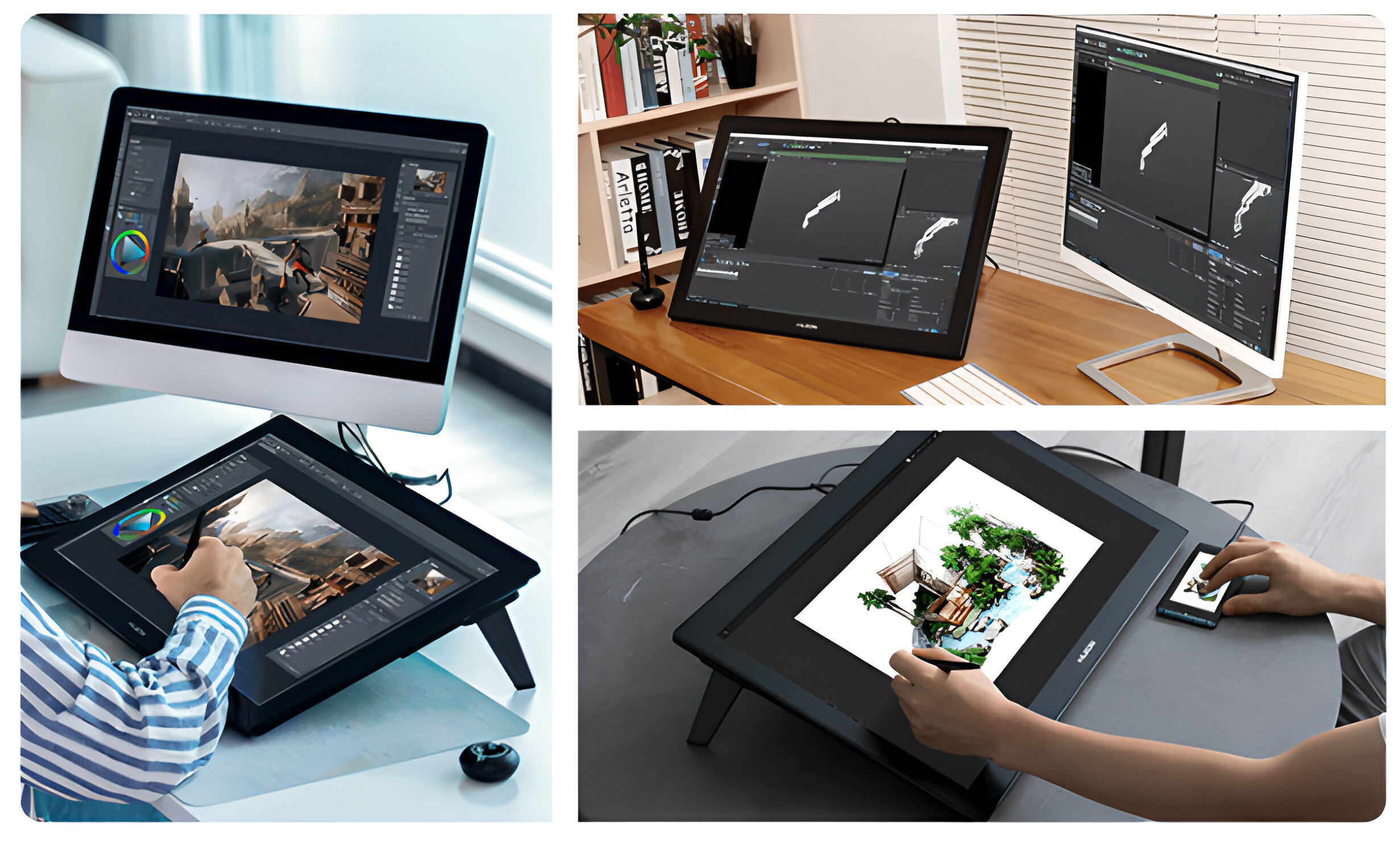 Tablet graficzny HUION Kamvas Pro 24 4K kompatybilność programy systemy obsługa